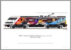 Print No. 819: 91105 National Railway Museum 50 Years