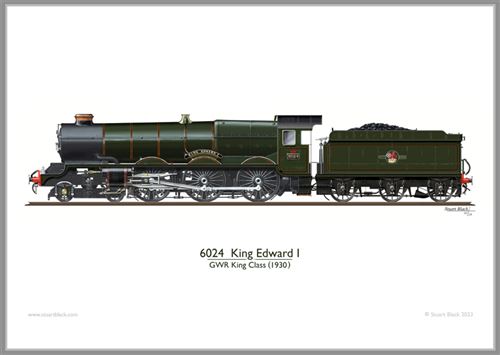 Print No. 217: 6024 King Edward I