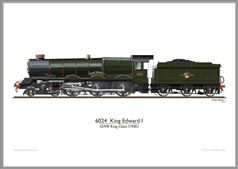 Print No. 217: 6024 King Edward I
