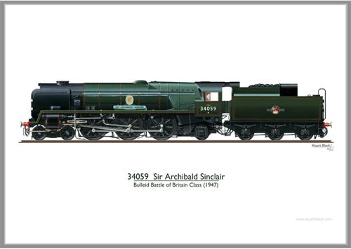 Print No. 230: 34059 Sir Archibald Sinclair