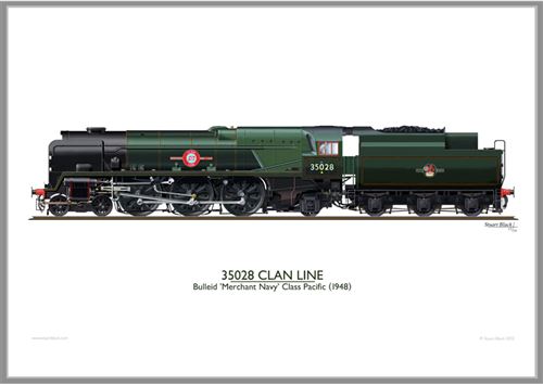 Print No. 244: 35028 Clan Line