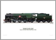 Print No. 244: 35028 Clan Line