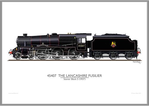 Print No. 303: 45407 The Lancashire Fusiier