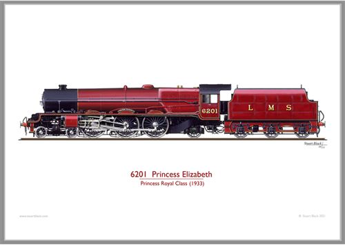 Print No. 310: 6201 Princess Elizabeth