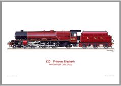 Print No. 310: 6201 Princess Elizabeth