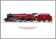 Print No. 312: 46203 Princess Margaret Rose