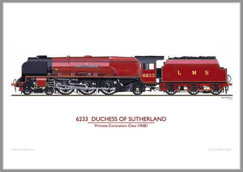 Print No. 317: 6233 Duchess of Sutherland