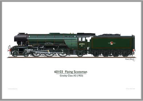 Print No. 411: 60103 Flying Scotsman