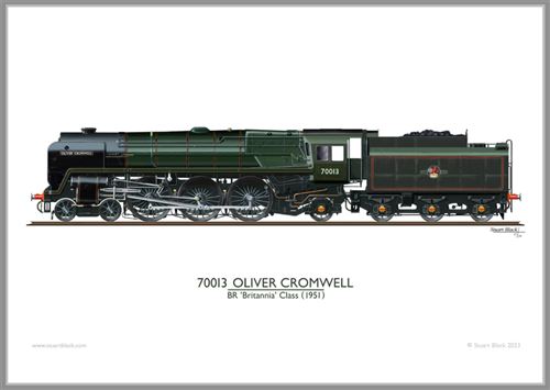Print No. 501: 70013 Oliver Cromwell