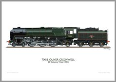 Print No. 501: 70013 Oliver Cromwell