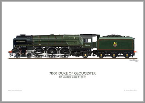 Print No. 511: 71000 Duke of Gloucester